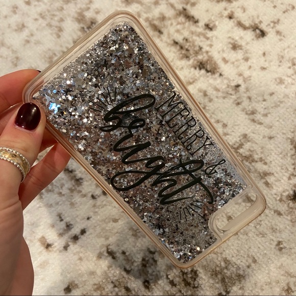Casetify Merry & Bright Glitter iPhone 7 Plus Case - Picture 2 of 7